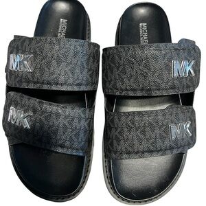 Michael Kors Black Slide Sandals